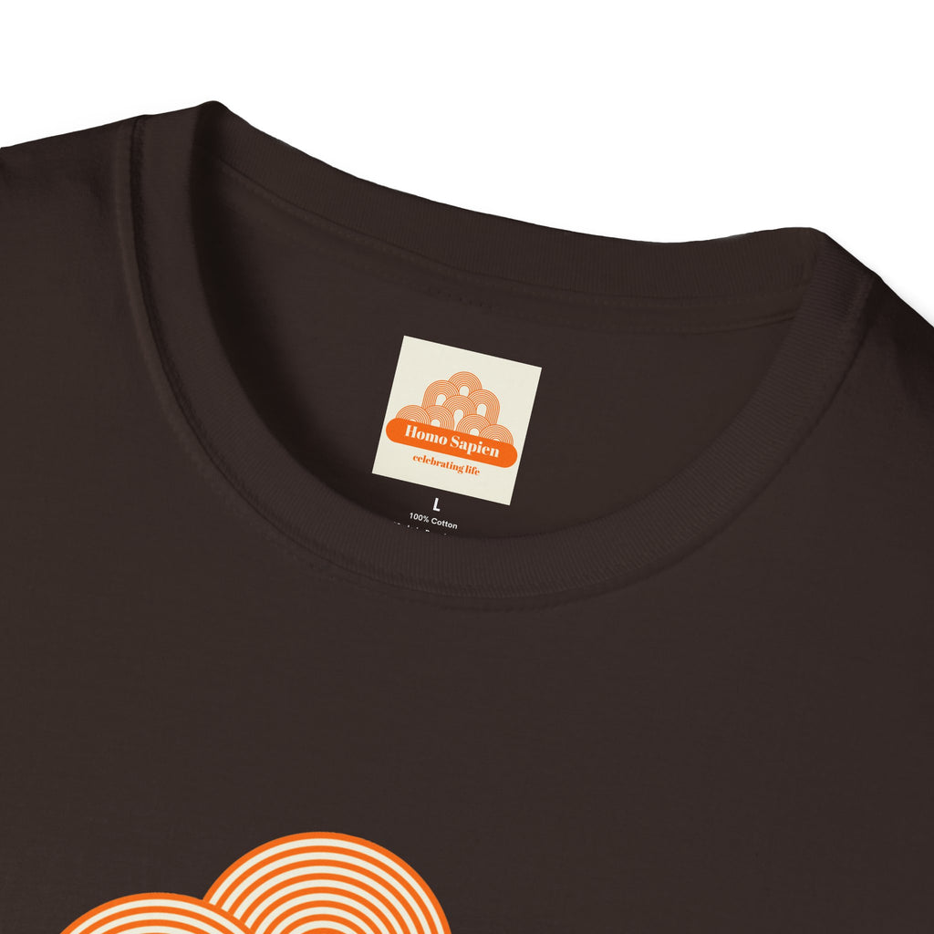 Celebrate Life Unisex Softstyle T-Shirt, Casual Tee, Gift for Nature Lovers, Festival Apparel, Positive Vibes Shirt